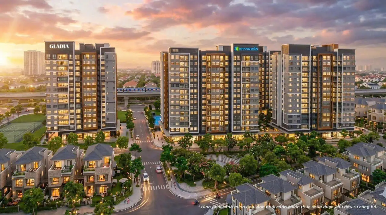 Phối cảnh Gladia Heights